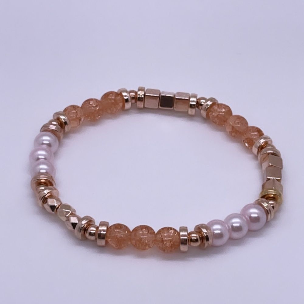 NWT Wool + Pepper Co. Rose Gold Stackable Bracelet